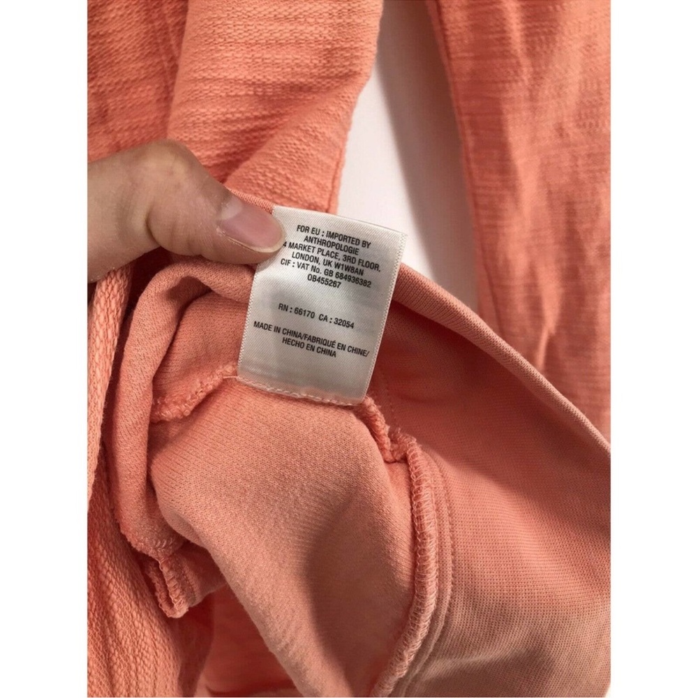 Moving Sale! Anthropologie Saturday Sunday Quinn Peach Women's Jacket Medium EUC - Picture 10 of 11